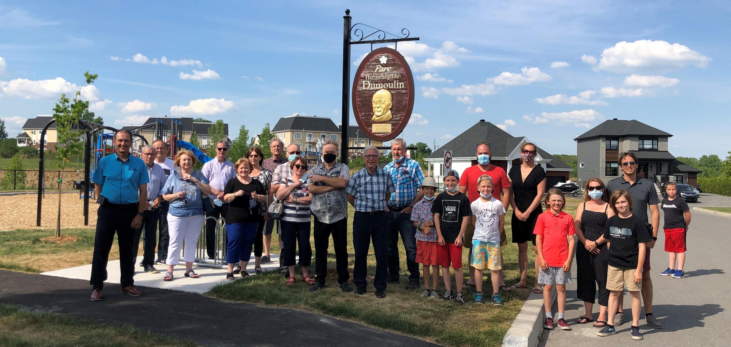 SaintJosephduLac inaugure un nouveau parc de quartier