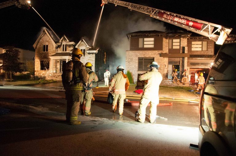 Incendie à Mirabel